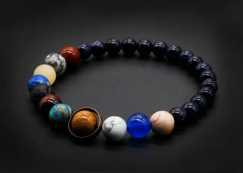 women’s fashion bangles sets -Cosmic Healer Gemstone Bracelet