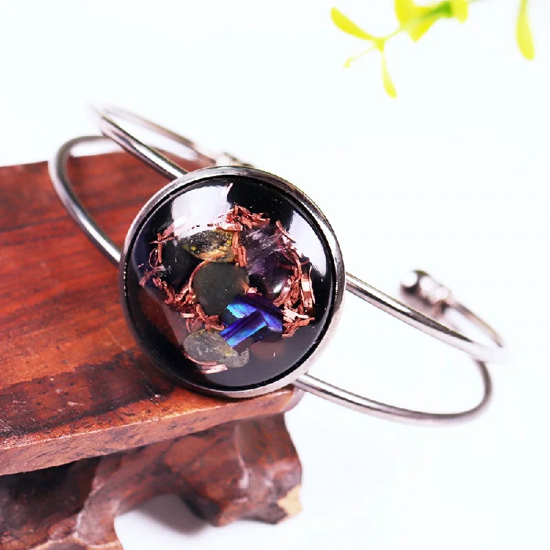 women’s diamond bracelets -Orgone Uplifting Energy Bangle