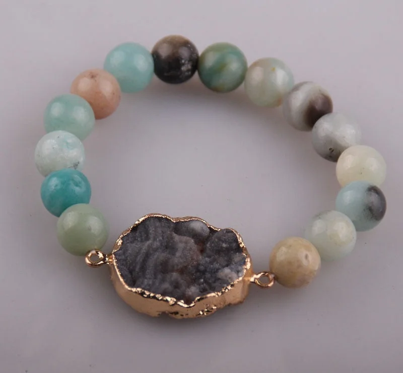 designer bangles for women -Amazonite Creativity Amplifier Bracelet