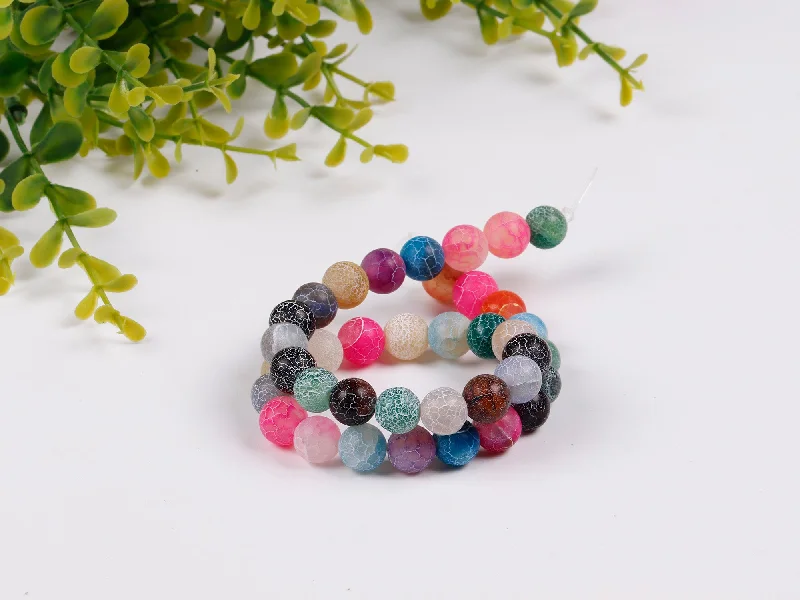 stackable bracelets for women -Multicolor Fire Dragon Veins DIY Bracelet