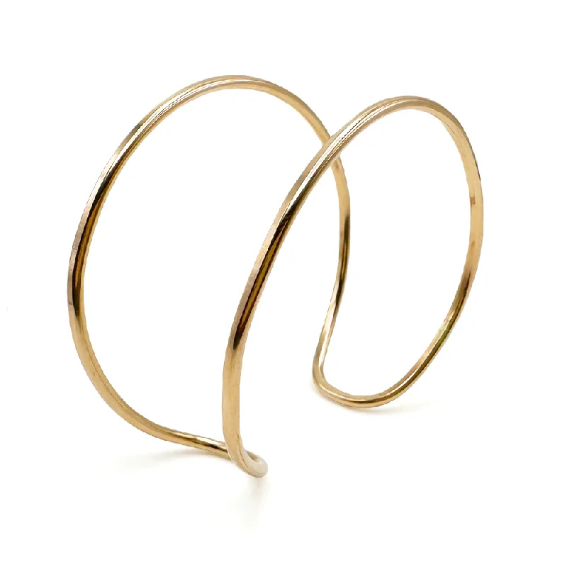 wide bangles for women -Diabolique Cuff