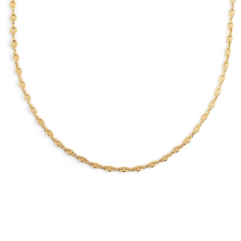 stylish chain necklaces for women -Calabrote S Gold Necklace