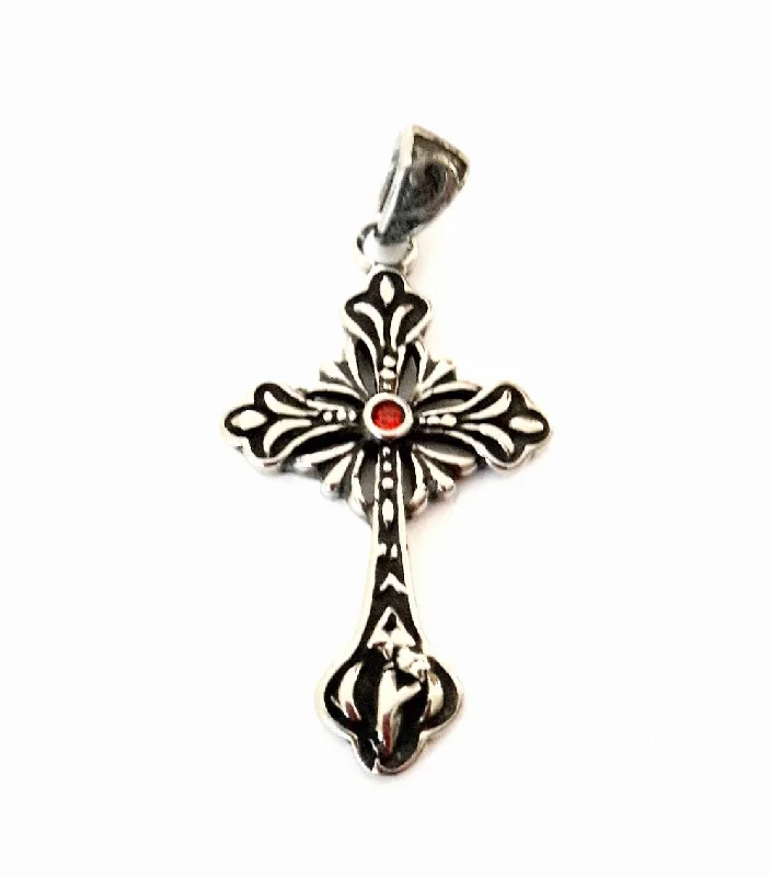 vintage necklaces for women -Emblem Cross Necklace