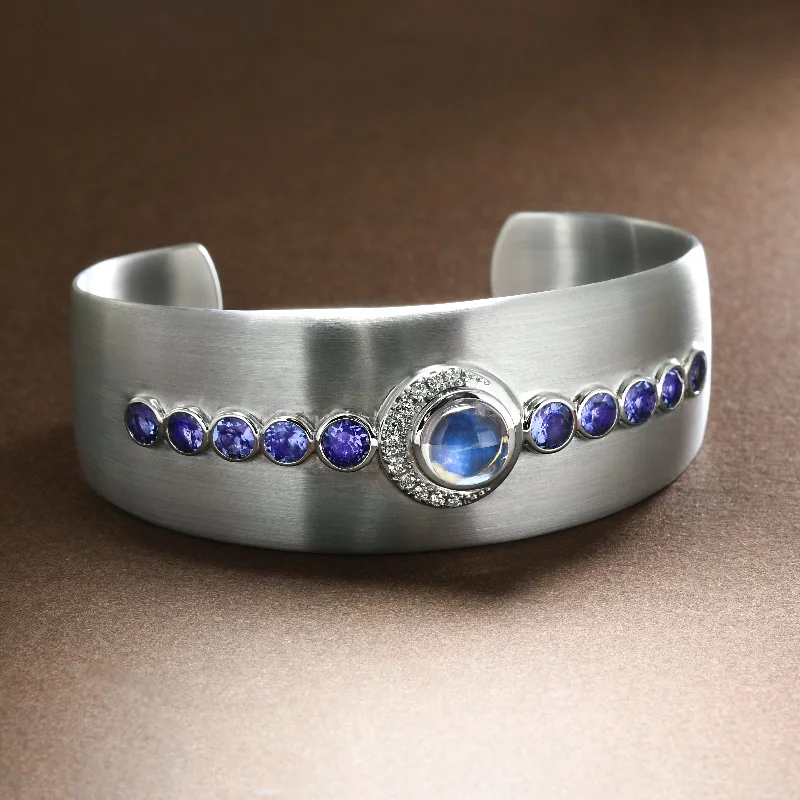 bridesmaid bangles for women -The Blue Hour Cuff