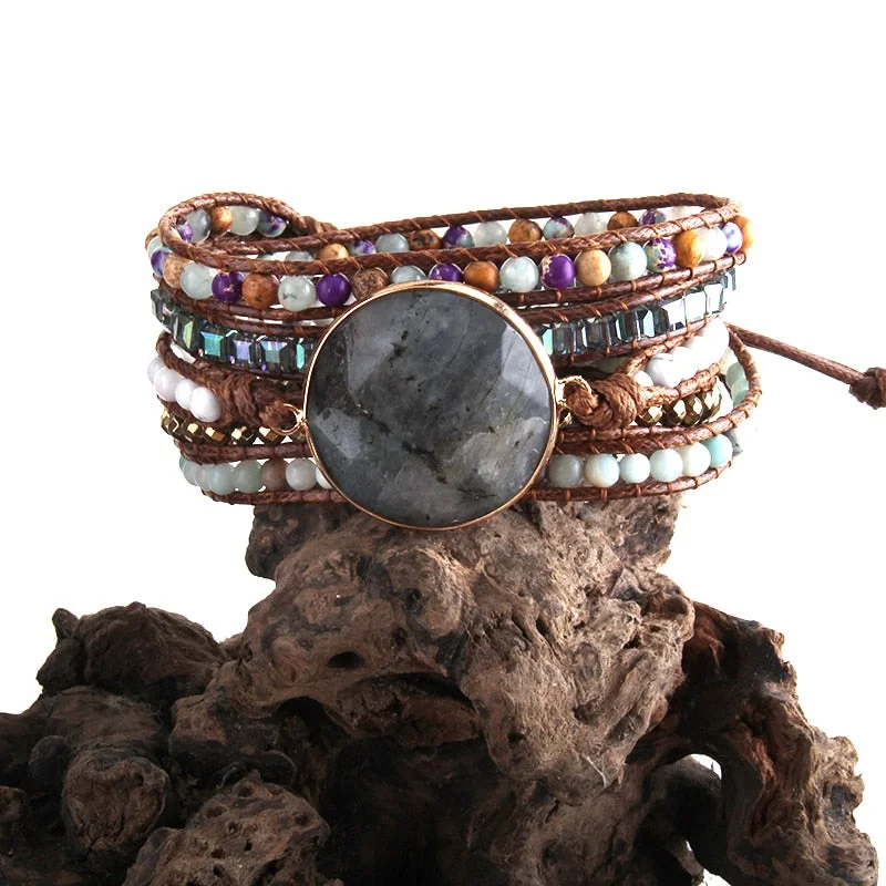 bridesmaid bangles for women -Labradorite Rejuvenation Bracelet