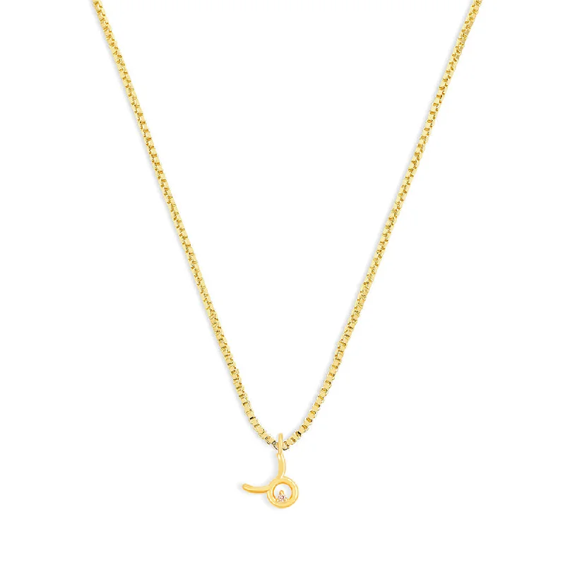 contemporary necklaces for women -THE ZODIAC PENDANT NECKLACE (GREG YÜNA X THE M)