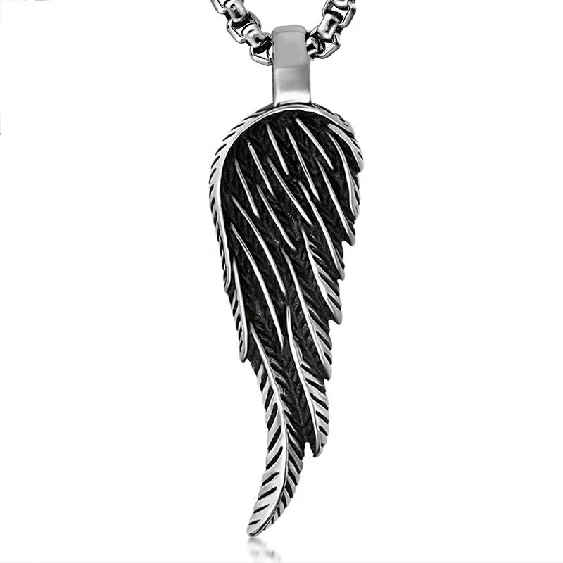 lucky charm necklaces for women -Angel  Wing Necklace