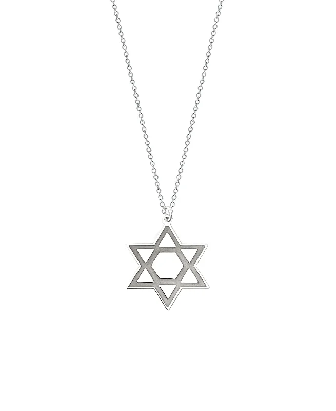 custom name necklaces for women -Star of One Magen David Necklace