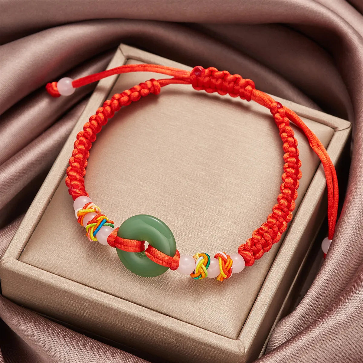 custom-designed bangles for women -Buddhist Lucky Knot Bracelet