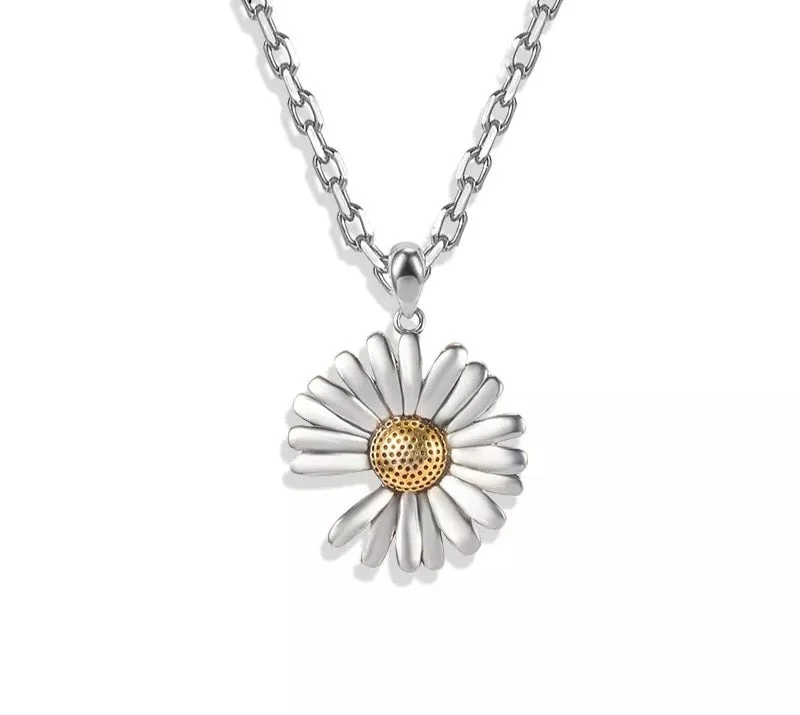 adjustable necklaces for women -Flower With Missing Petal Pendant/ Necklace