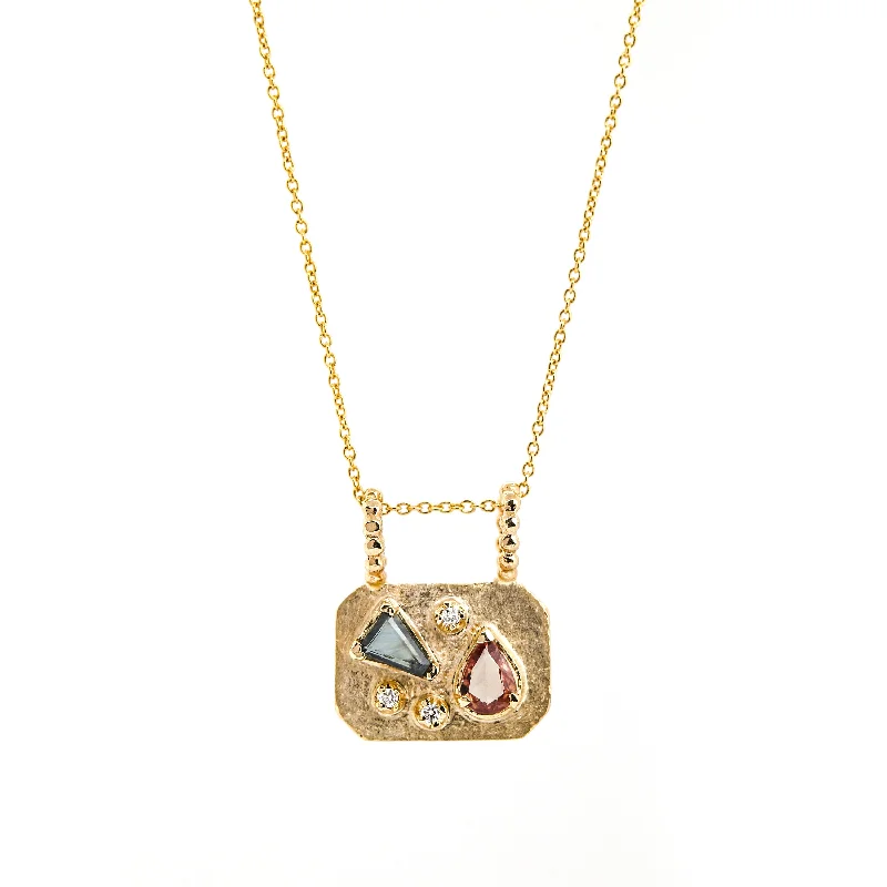 women’s necklaces -Medley Pendant No. 1 Necklace (Octagon), Solid Gold | ONE-OF-A-KIND