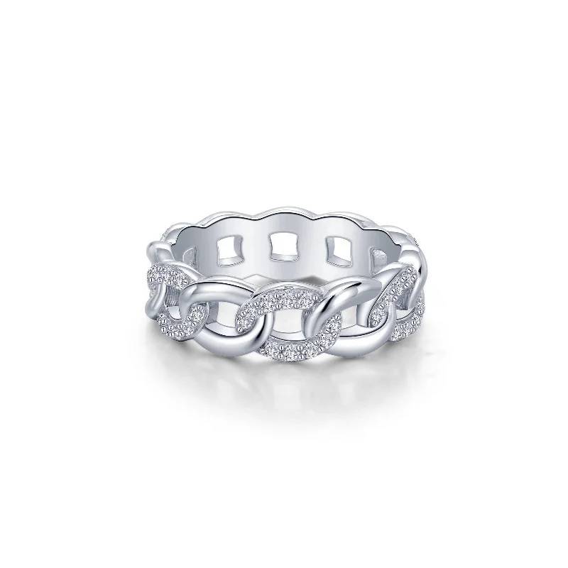 women’s infinity rings -Lafonn Classic Diamond Ring R0489CLP