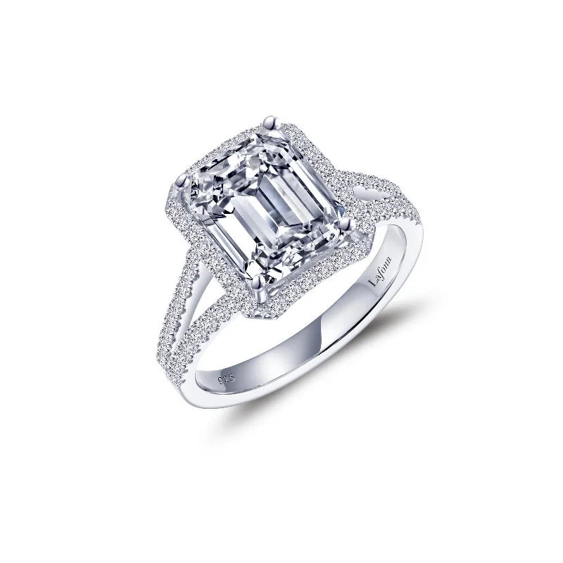 dainty rings for women -Lafonn Classic Diamond Ring R0468CLP