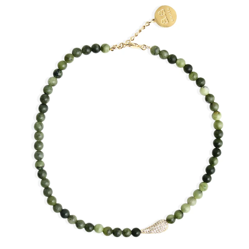 creative design necklaces for women -FAUNA Necklace - Jade