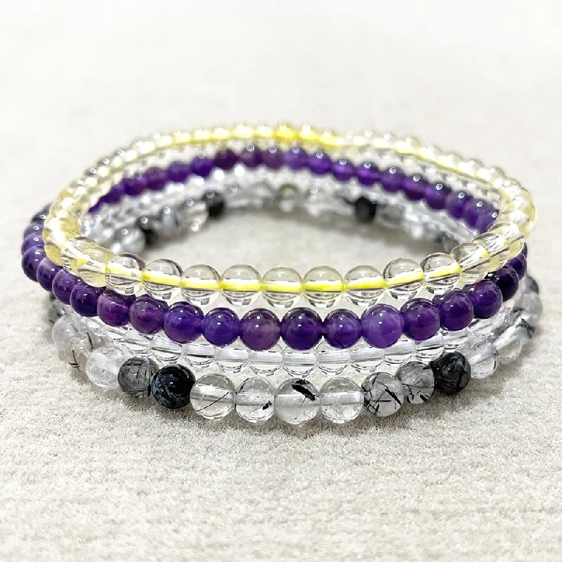 chunky bangles for women -Channel to Abundance Bracelet Set