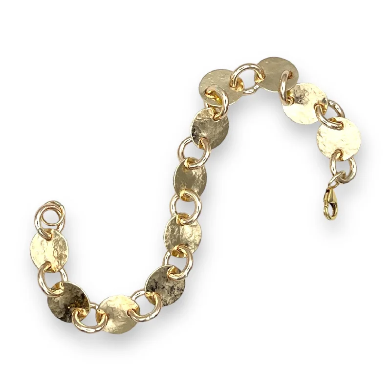 women’s charm bracelets -3019 - Orbital Chain Link Bracelet