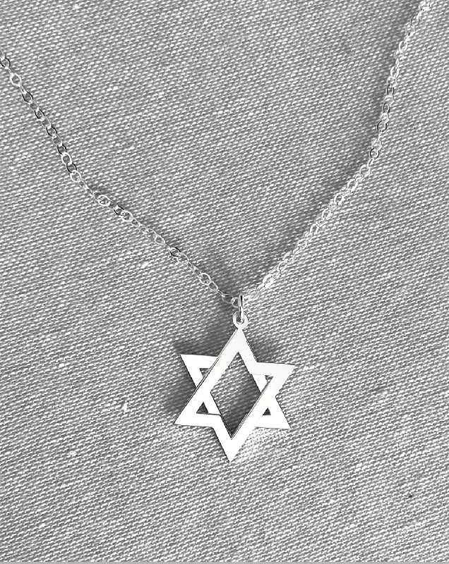 fashion-forward necklaces for women -Or Movable Star of David Necklace