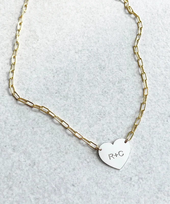 long necklaces for women -Dov Personalized Heart Necklace