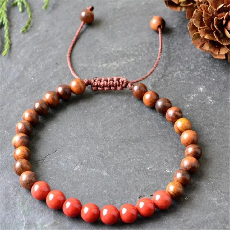 women’s trendy bangles -Stone of Stamina Jasper Bracelet