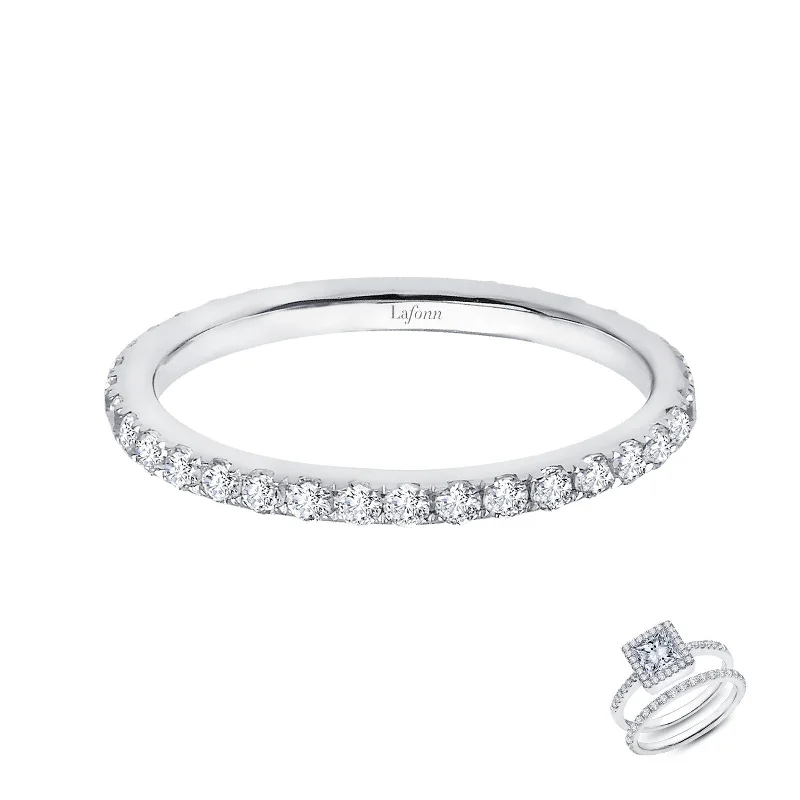 engagement rings for women -Lafonn Stackables Diamond Ring R2008CLP