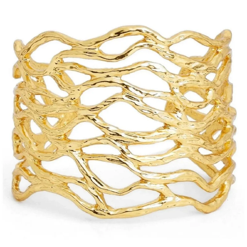 bohemian style bangles for women -Openwork Cuff