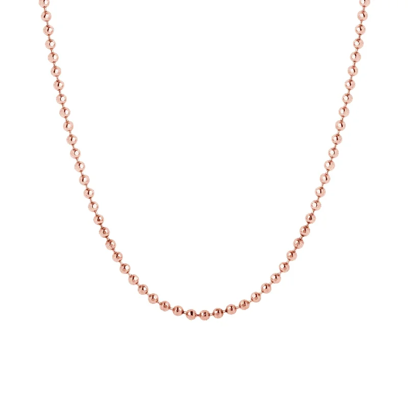 women’s engagement pendant necklaces -Pebbles Rose Gold Necklace