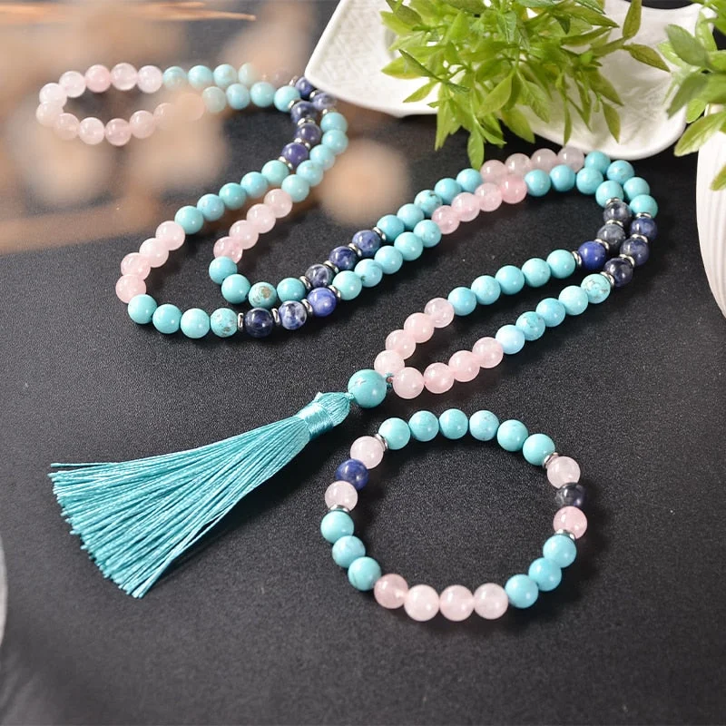 sparkling bracelets for women -Relationship Healer 108 Mala And Bracelet Set