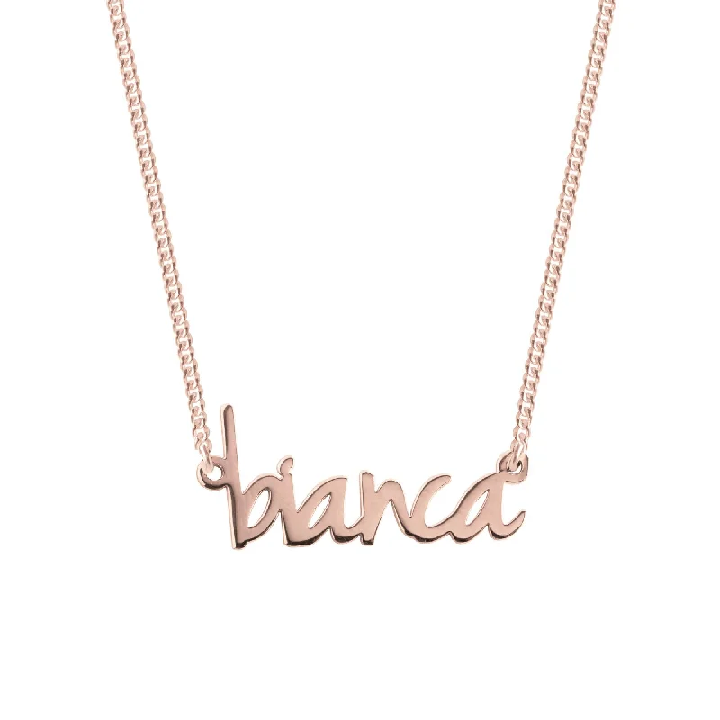 personalized birthstone necklaces for women -Custom Sue Rose Gold Necklace