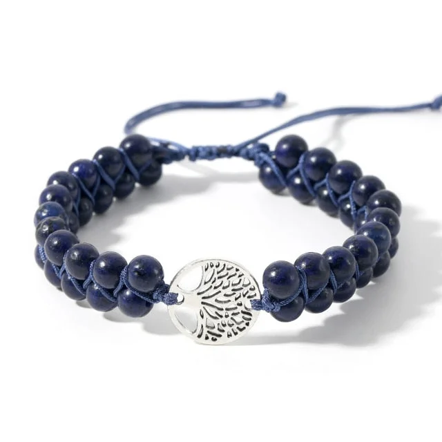 charm bracelets for women -Lapis Lazuli Tree of Life Bracelet