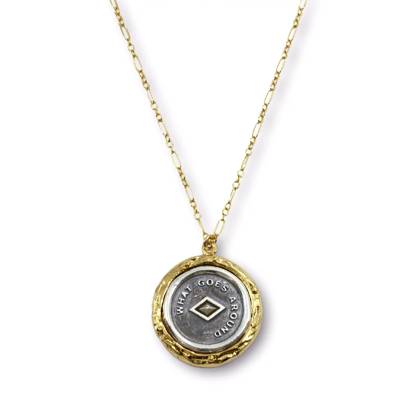 luxury necklaces for women -DEMI Necklace - Gold with Silver