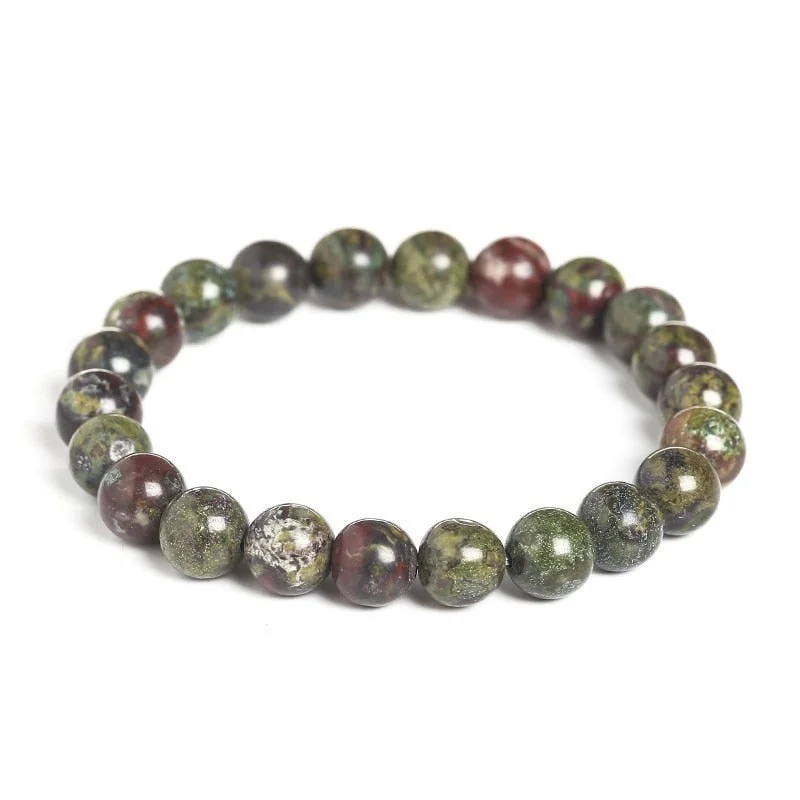 women’s bangles with charms -Dragon Blood Stone Bracelet