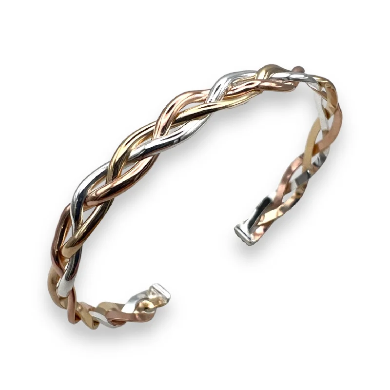 infinity bracelets for women -C27TRICO - Triple Twist Braid Cuff