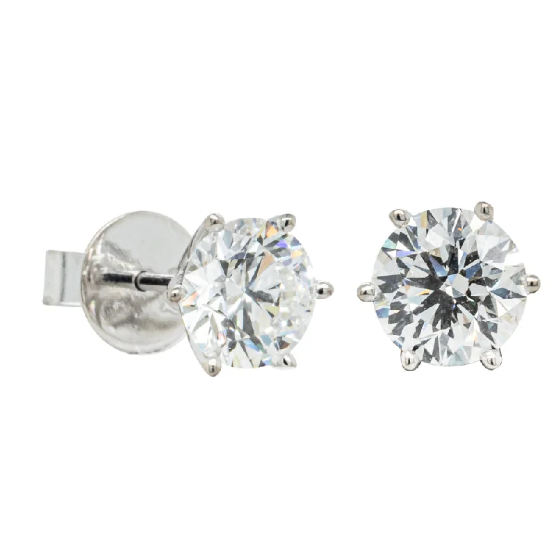 long earrings for women -Deja Vu 18ct White Gold 2.20ct Diamond Studs