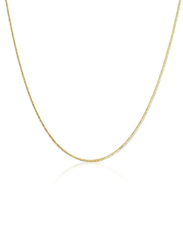 silver necklaces for women -NIYAH CHAIN- GOLD