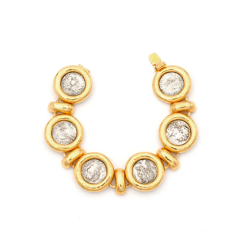 luxury gold bangles for women -Vispa Bracelet