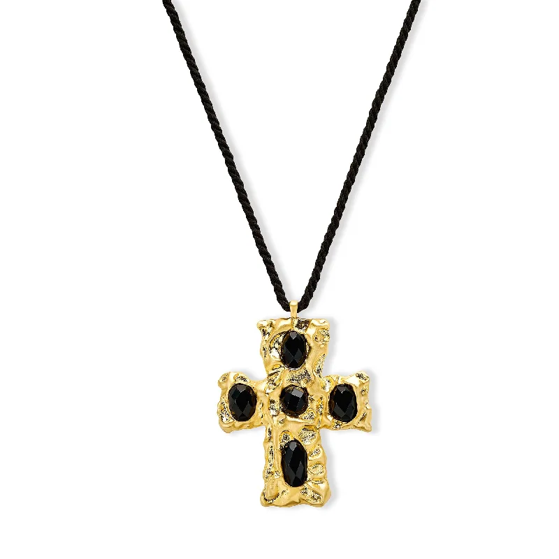 women’s necklaces -SIREN CROSS NECKLACE (MIRROR PALAIS X THE M JEWELERS)