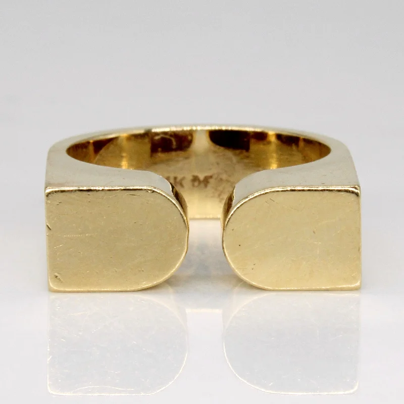 stackable rings for women -14k Yellow Gold Ring | SZ 6.5 |