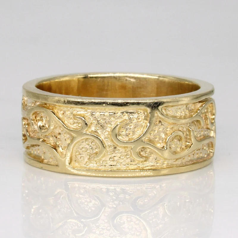 custom rings for women -10k Yellow Gold Ring | SZ 11.5 |