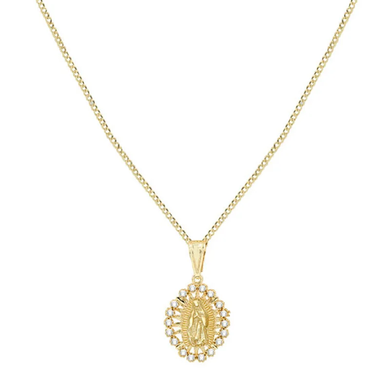 statement necklaces for women -THE GIA GUADALUPE PENDANT NECKLACE