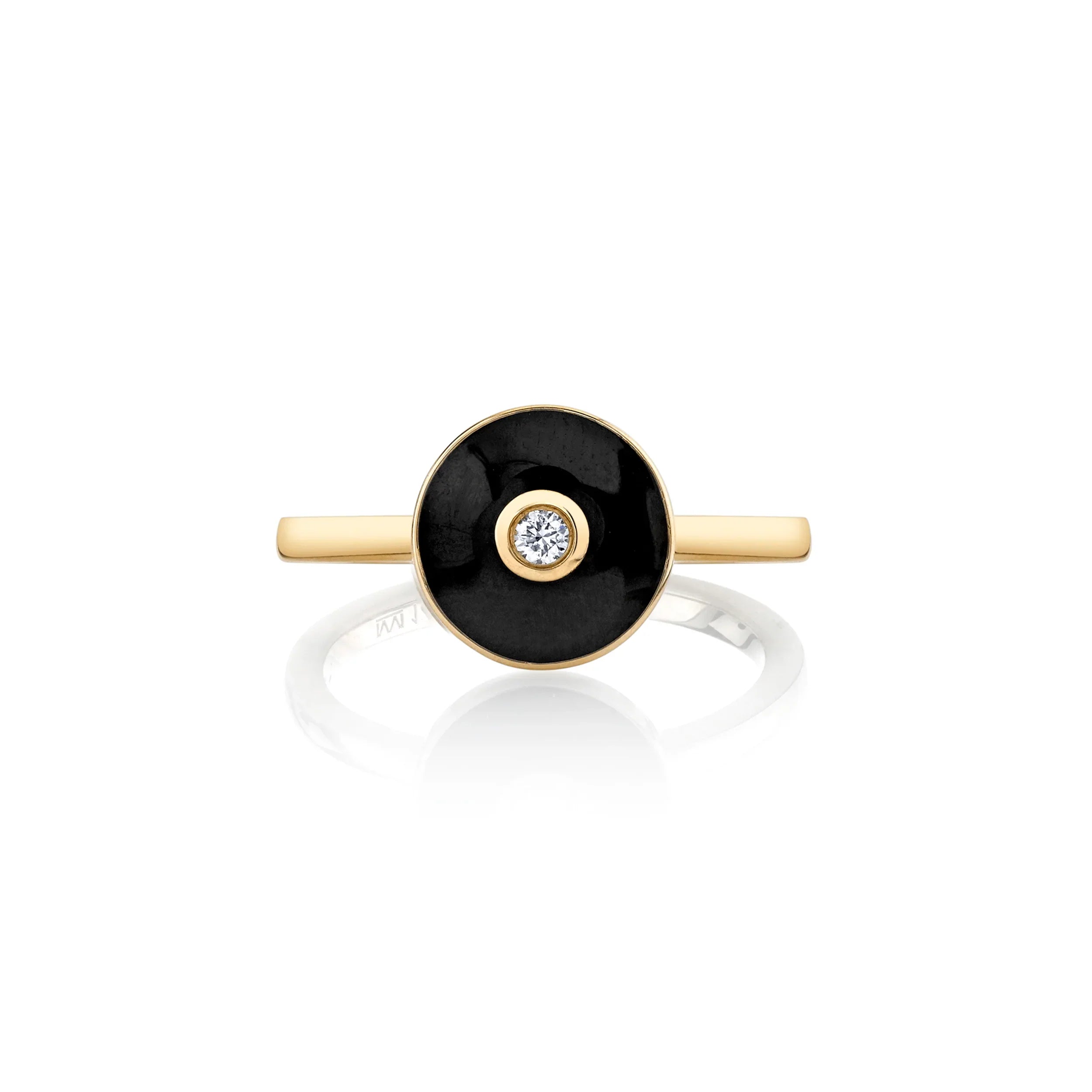 trendy statement rings for women -Chroma Bullseye Ring F489