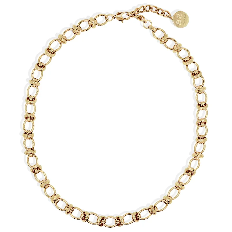 trendy choker necklaces for women -VALENTINA Necklace - Gold