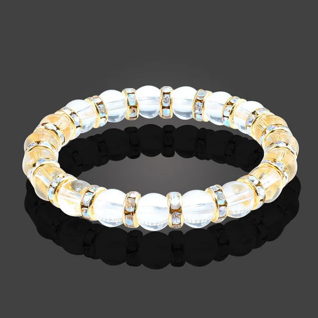 Transparent Gold Bling Crystal